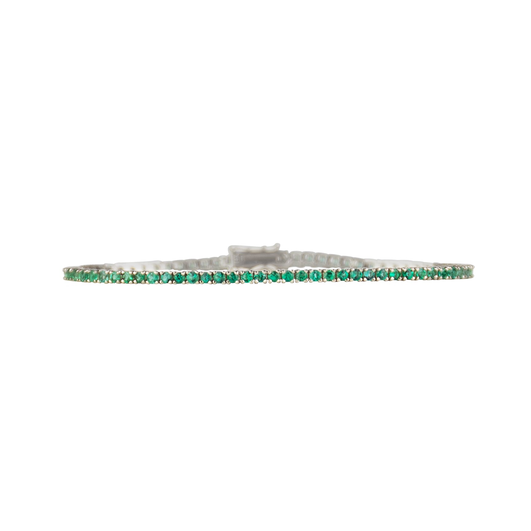 Green Emerald Bracelet - TENNIS CLUB