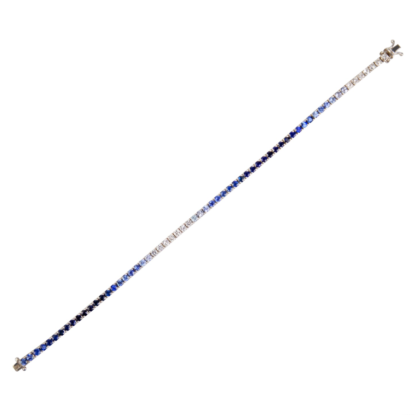 Blue Ombré Sapphires Bracelet - TENNIS CLUB