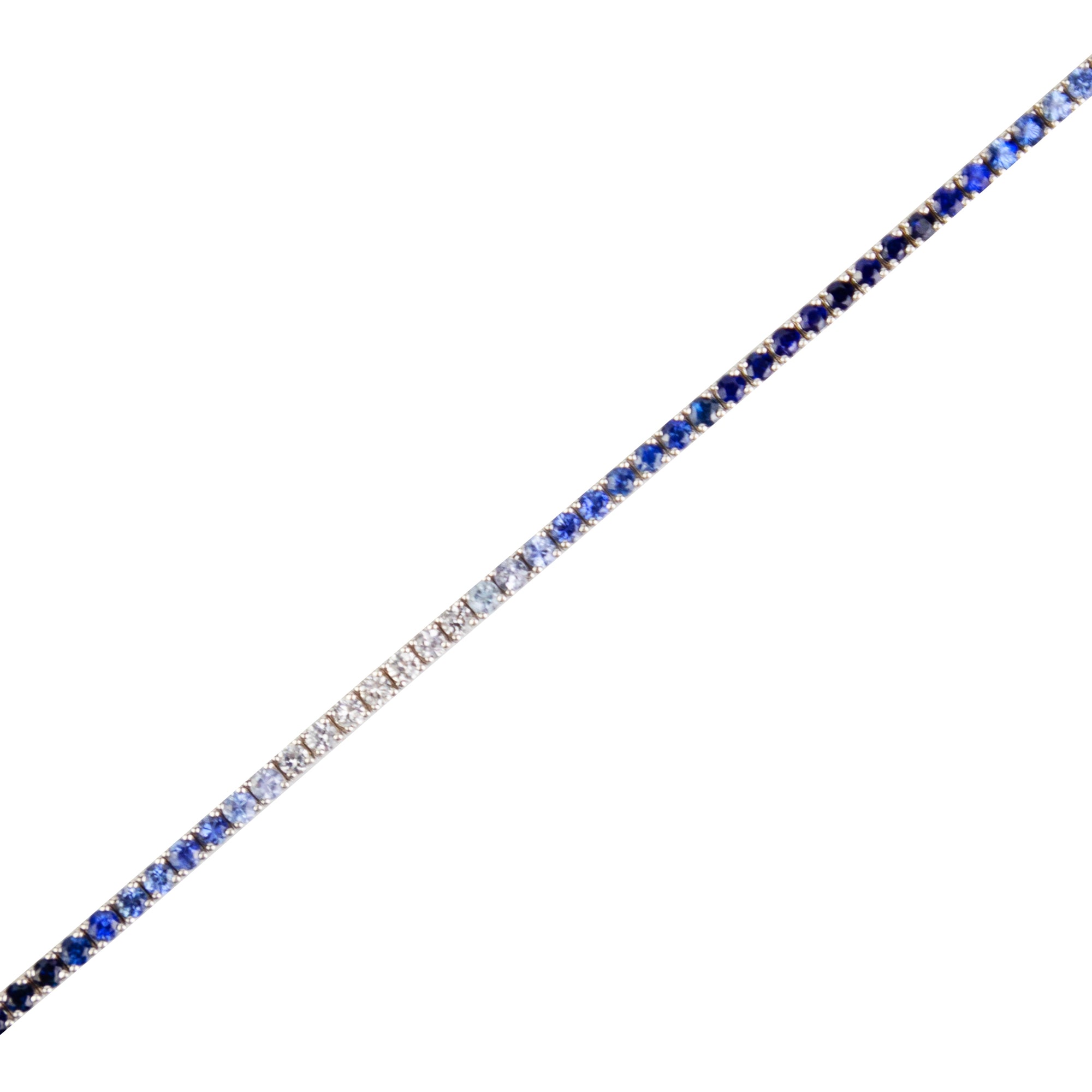 Blue Ombré Sapphires Bracelet