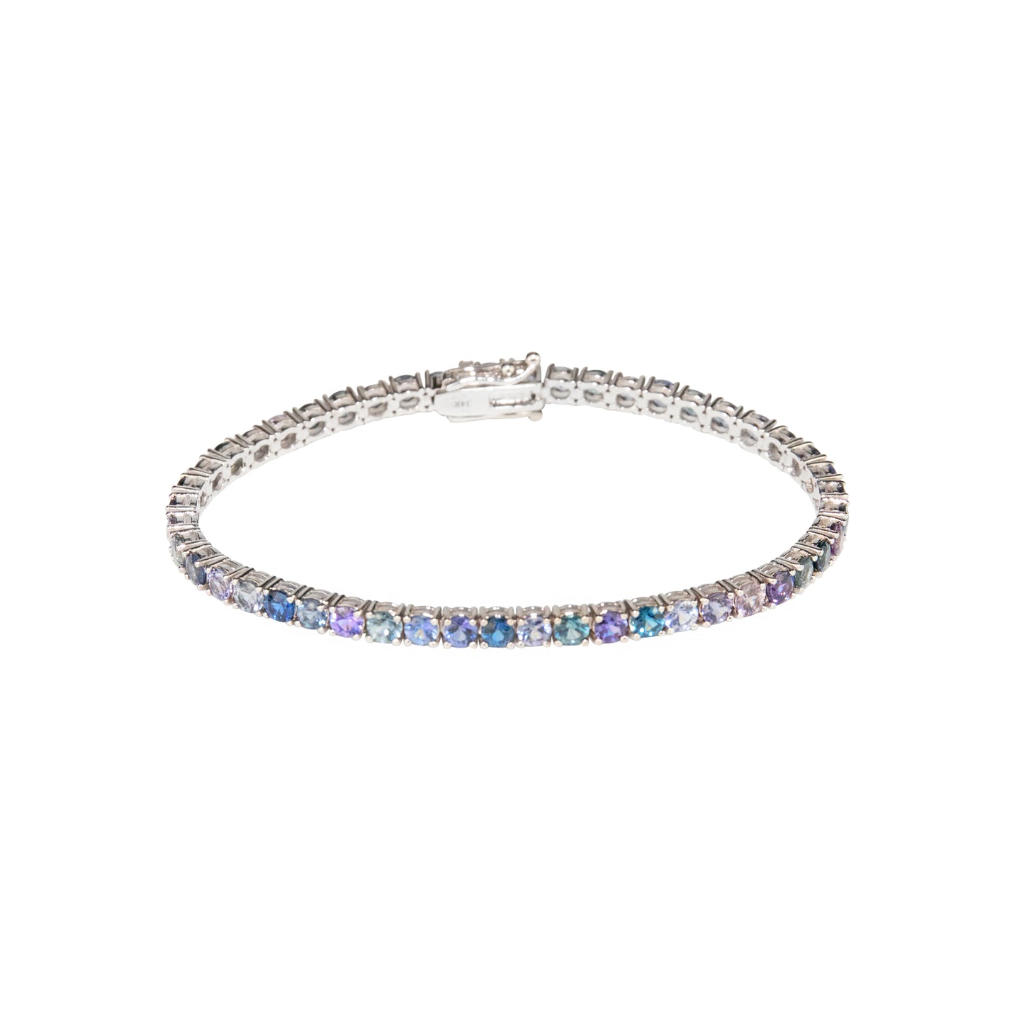 Spinel Blue Melange Bracelet - TENNIS CLUB