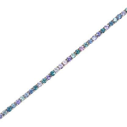 Spinel Blue Melange Bracelet - TENNIS CLUB