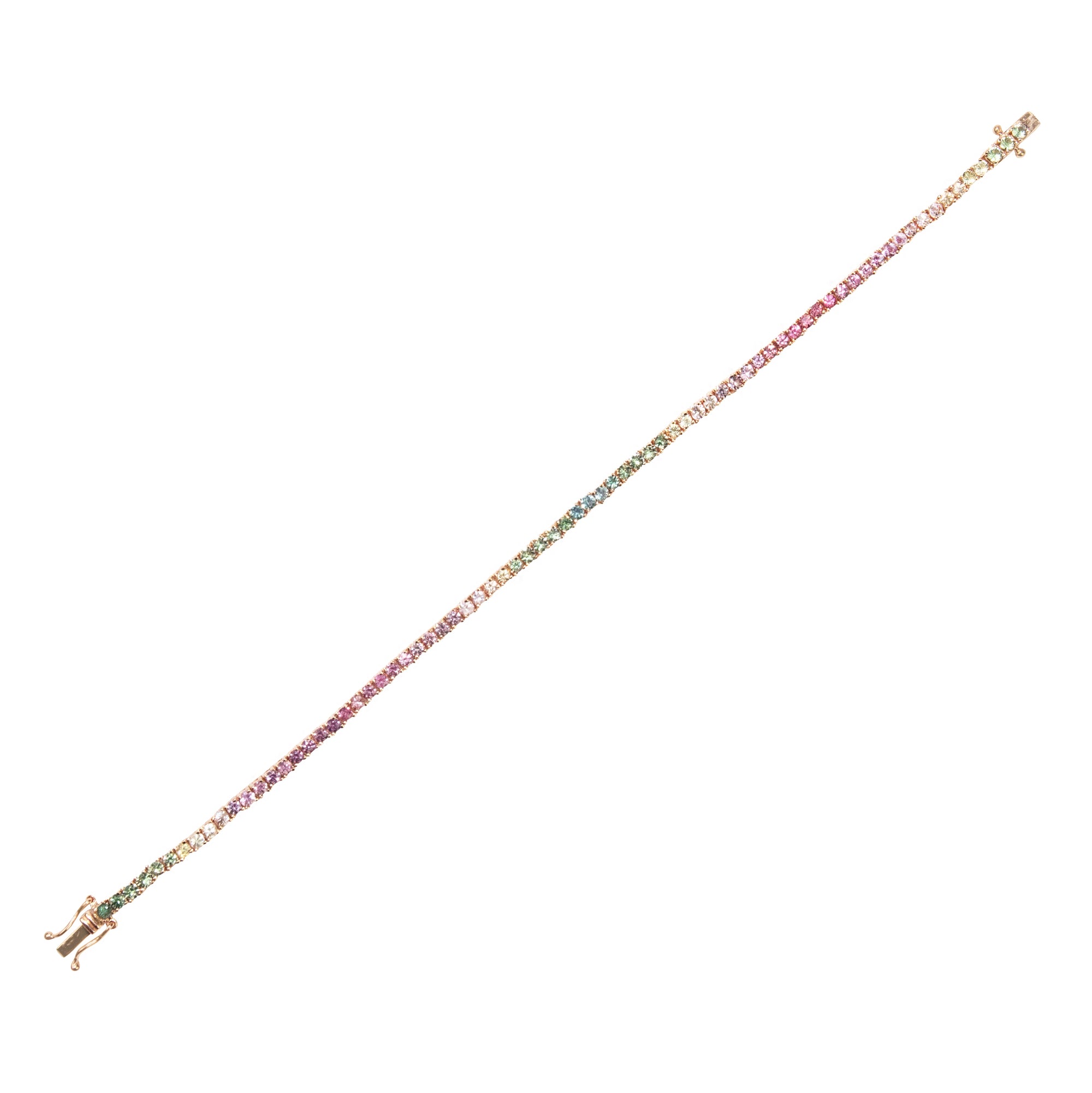 Pink Green Mix Sapphires