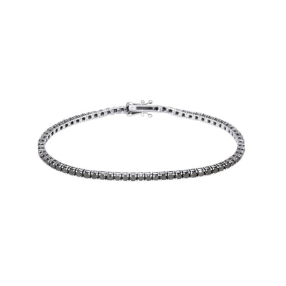 Fancy Black Diamonds Bracelet - TENNIS CLUB