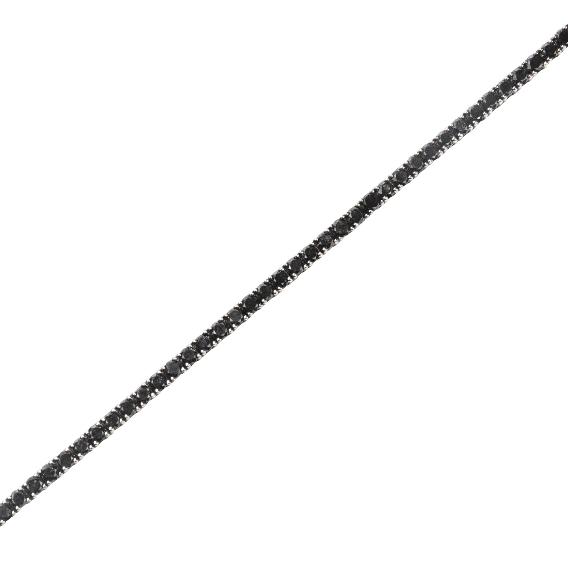 Fancy Black Diamonds Bracelet - TENNIS CLUB